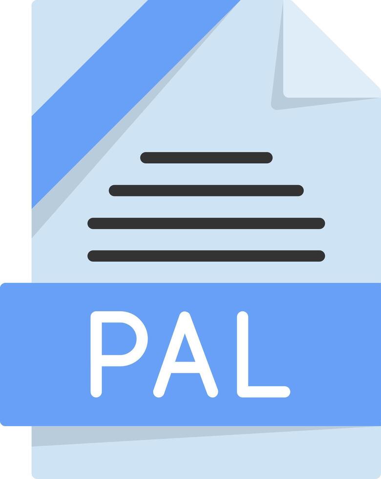 PAL Icon Design vector