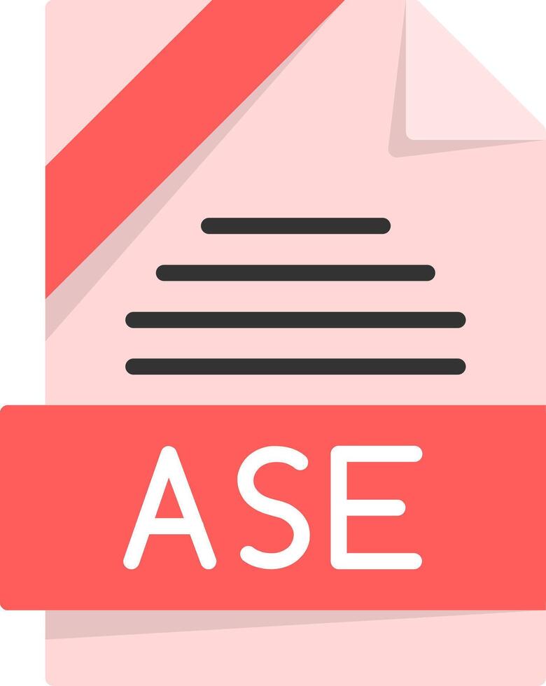 ASE Icon Design vector