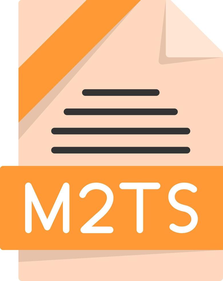 M2TS Icon Design vector