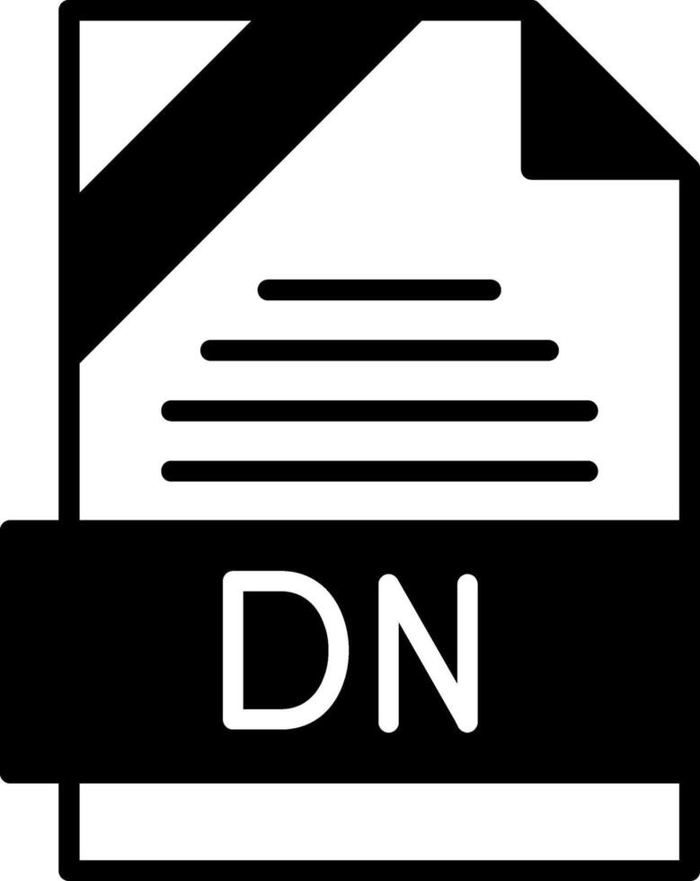 DN Icon Design vector