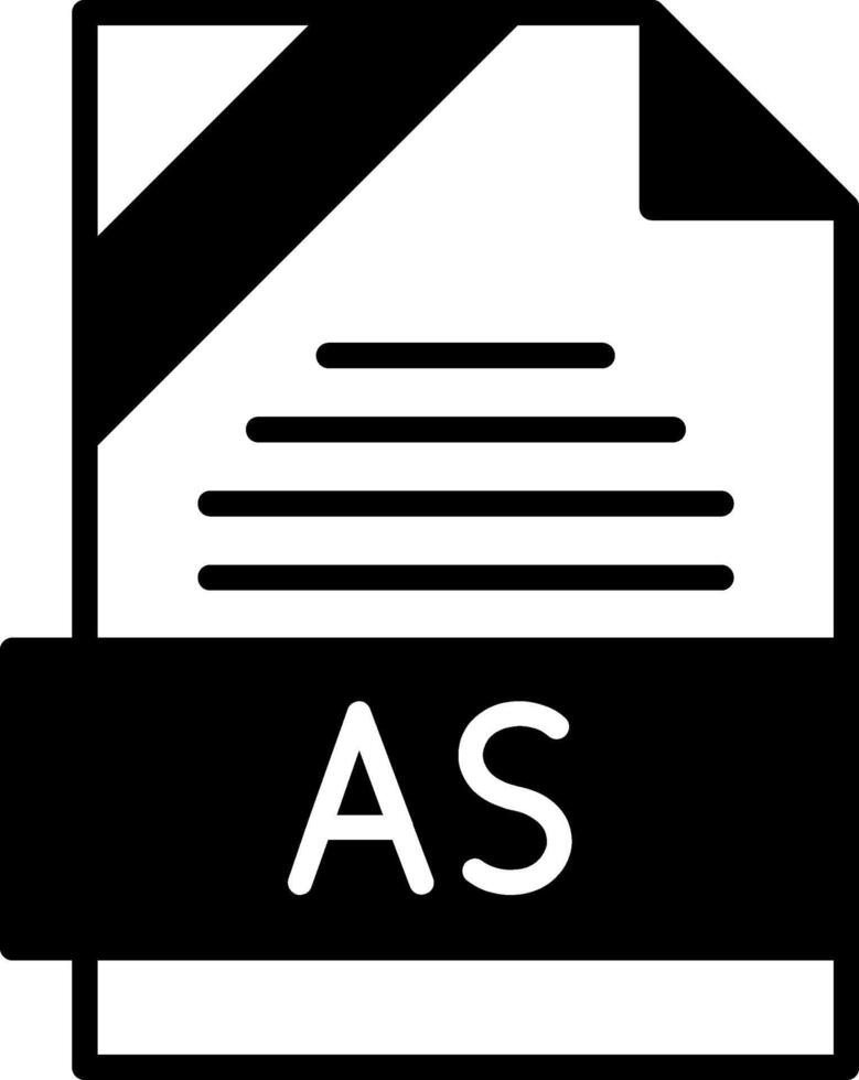 AS Icon Design vector