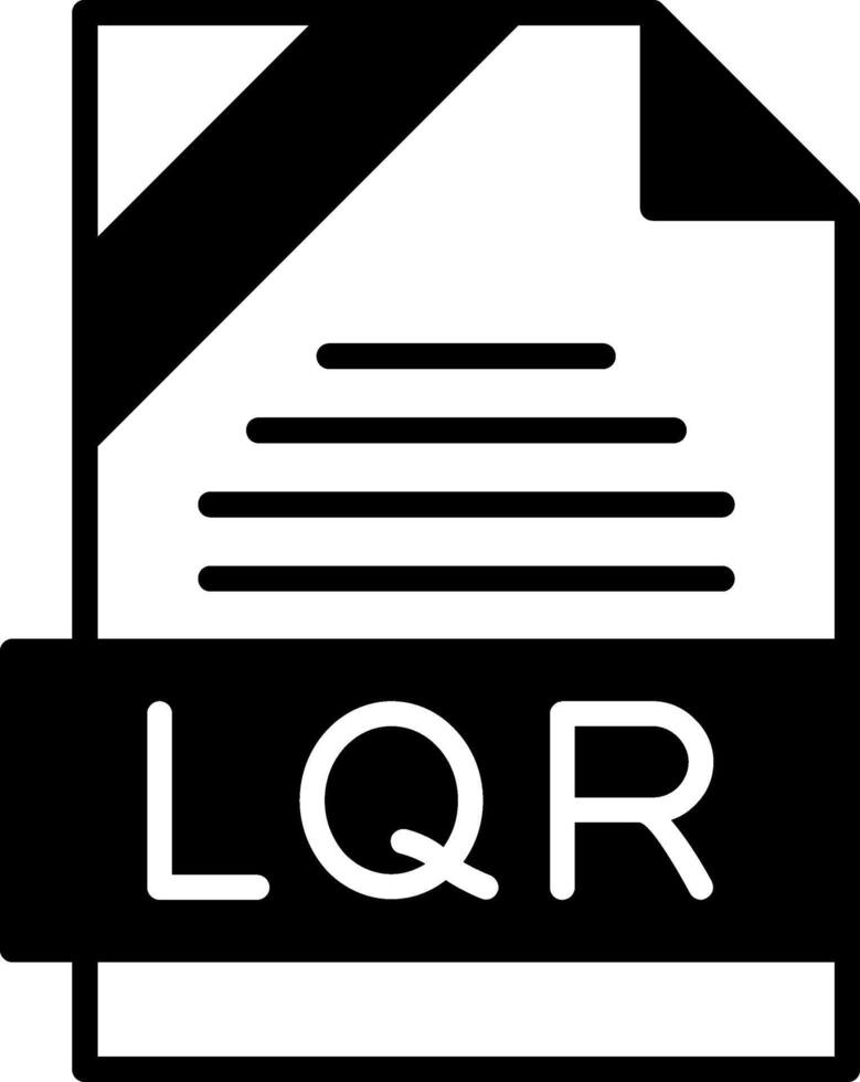 LQR Icon Design vector