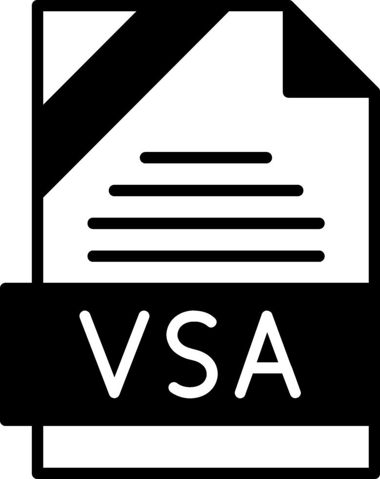 VSA Icon Design vector