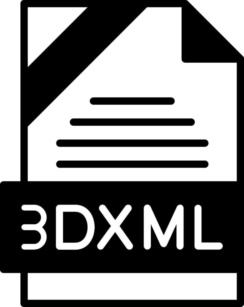 3DXML Icon Design vector
