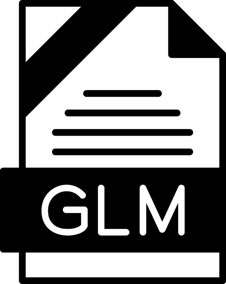 GLM Icon Design vector