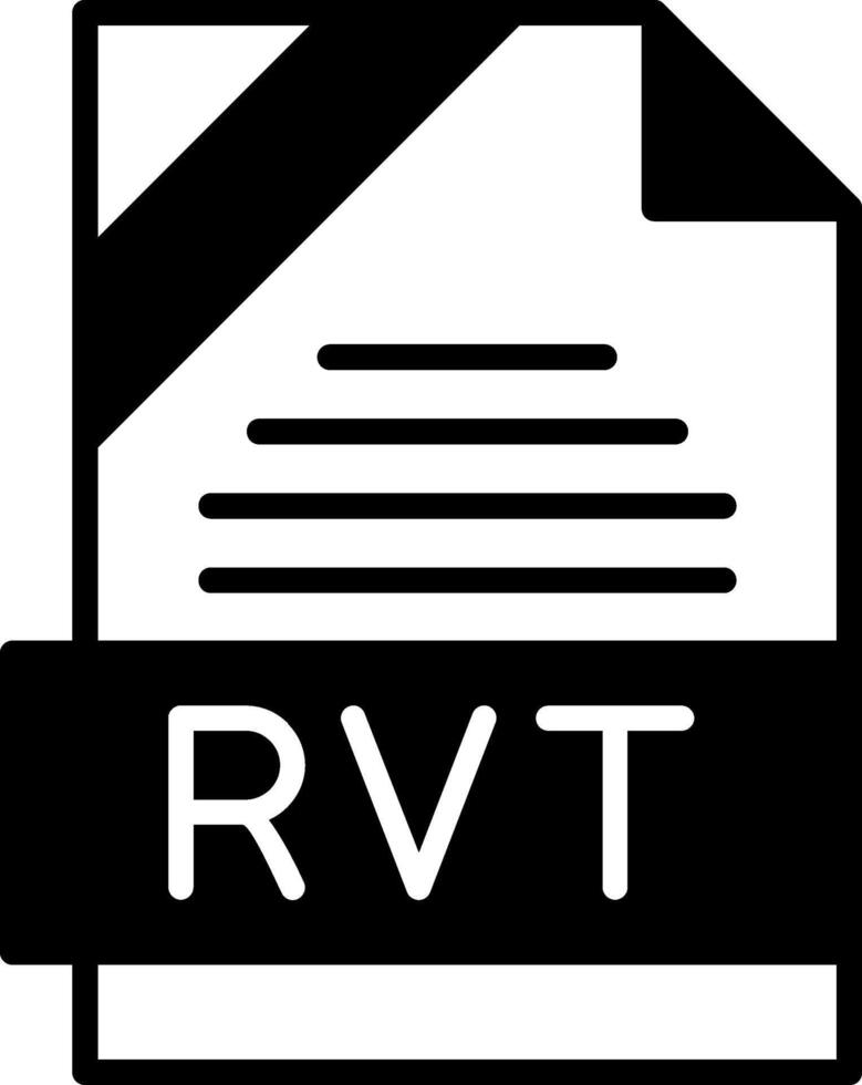 RVT Icon Design vector
