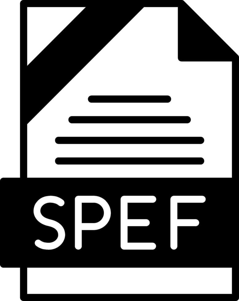 SPEF Icon Design vector