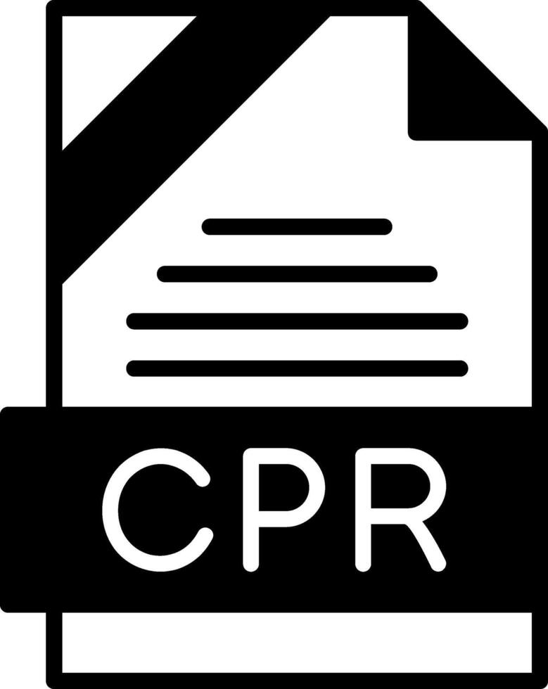 CPR Icon Design vector