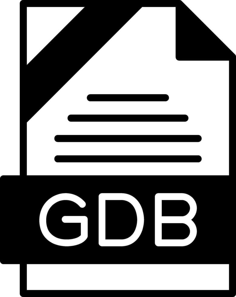 GDB Icon Design vector