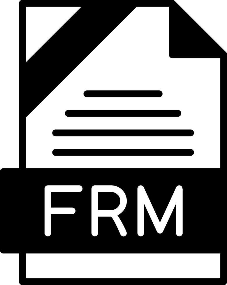 FRM Icon Design vector