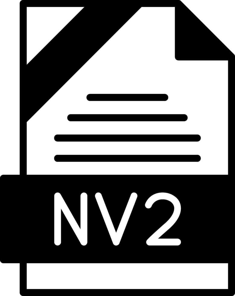 NV2 Icon Design vector