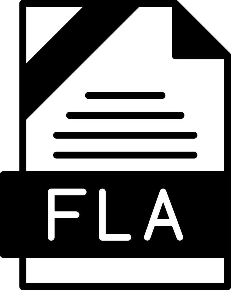 FLA Icon Design vector