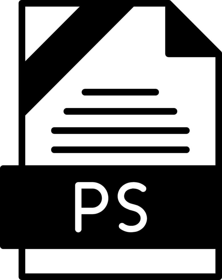 PS Icon Design vector