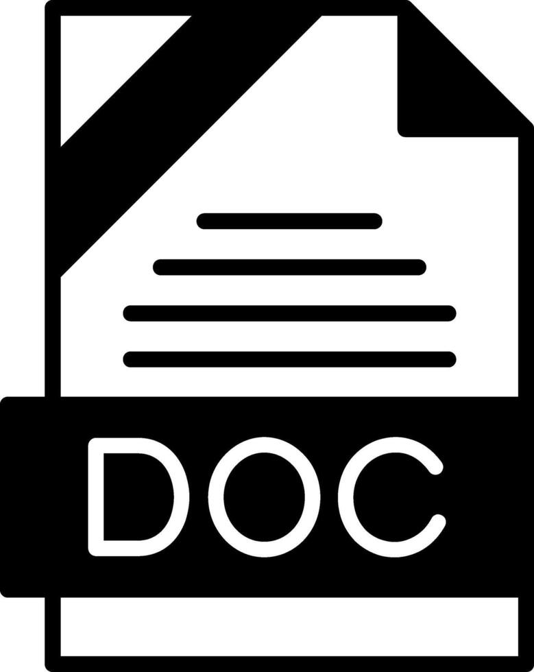 DOC Icon Design vector