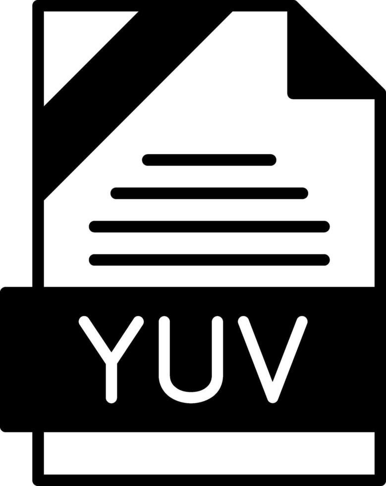 YUV Icon Design vector