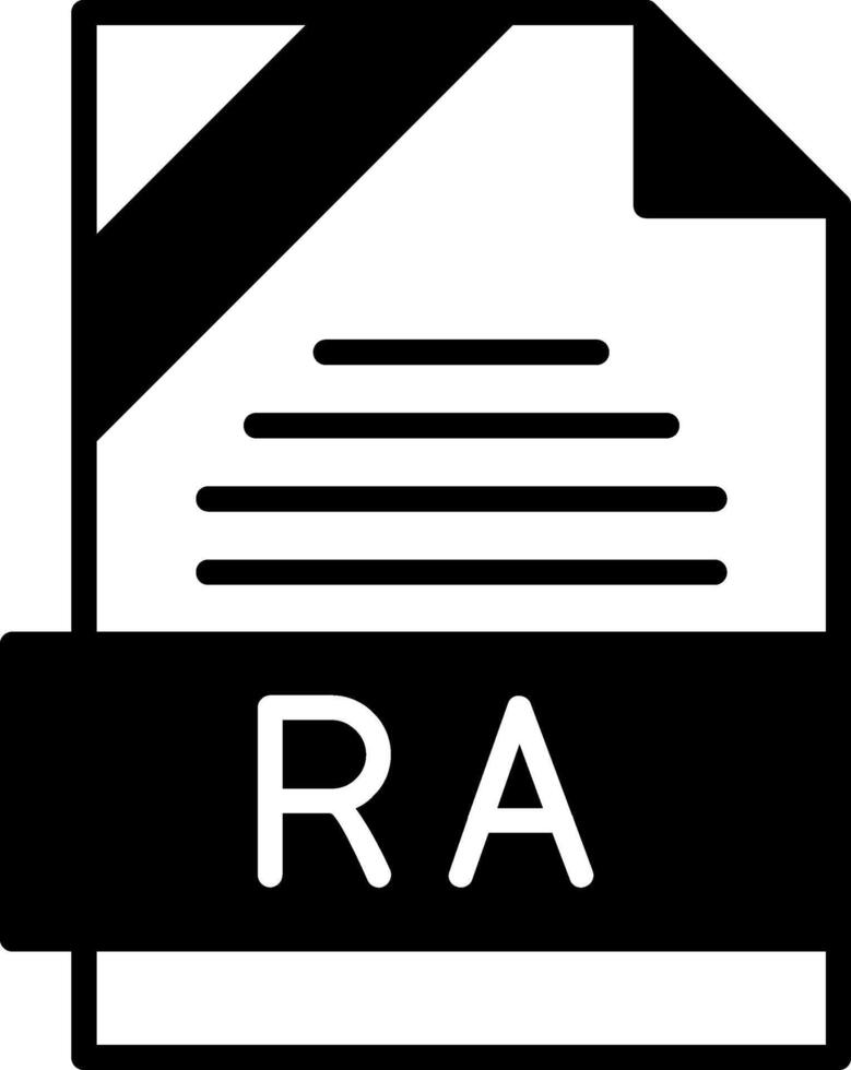 RA Icon Design vector