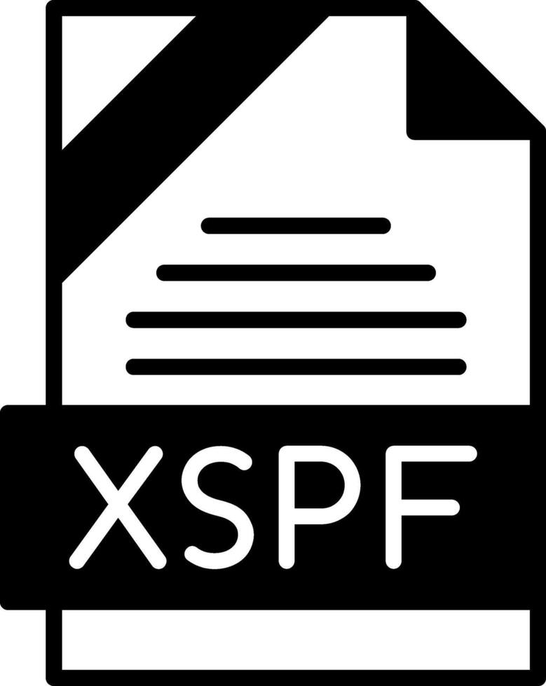 XSPF Icon Design vector