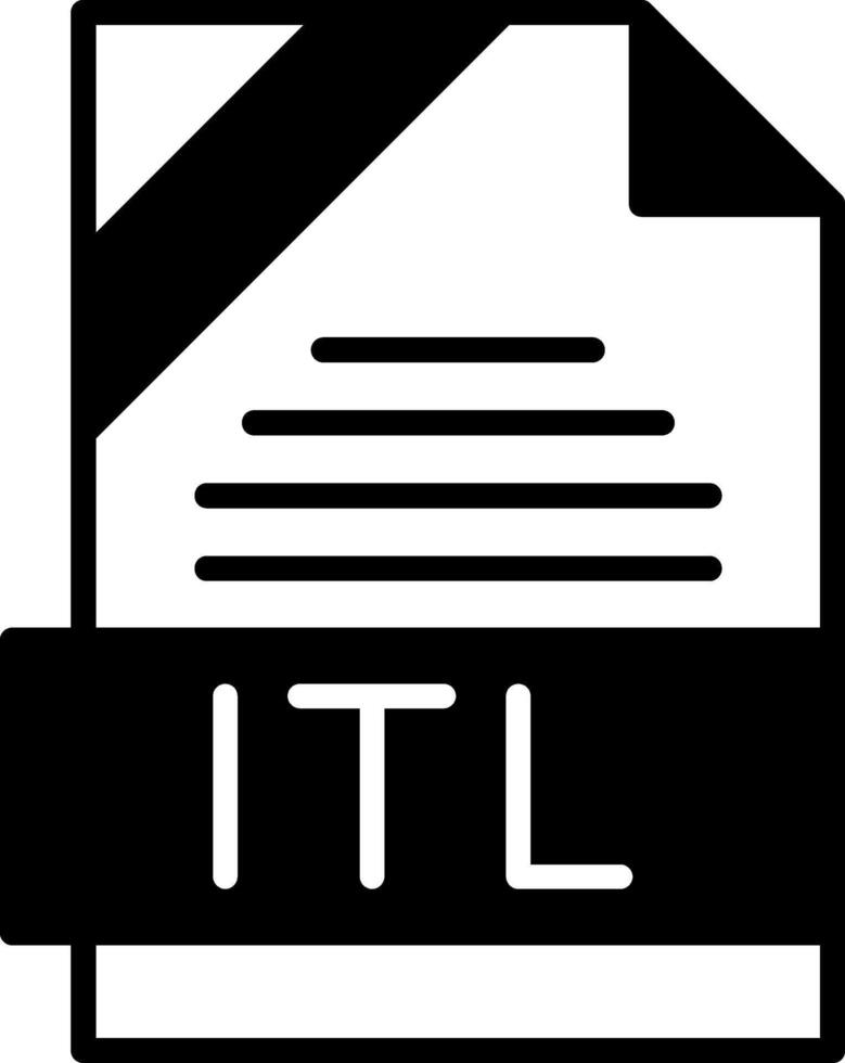 ITL Icon Design vector