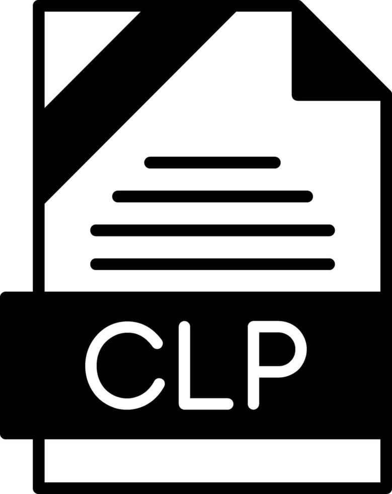 CLP Icon Design vector