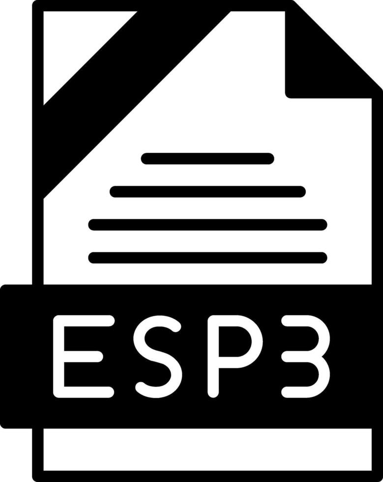 ESP3 Icon Design vector