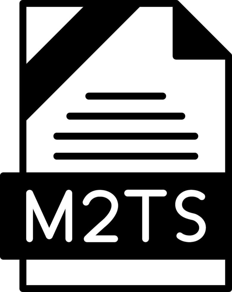 M2TS Icon Design vector