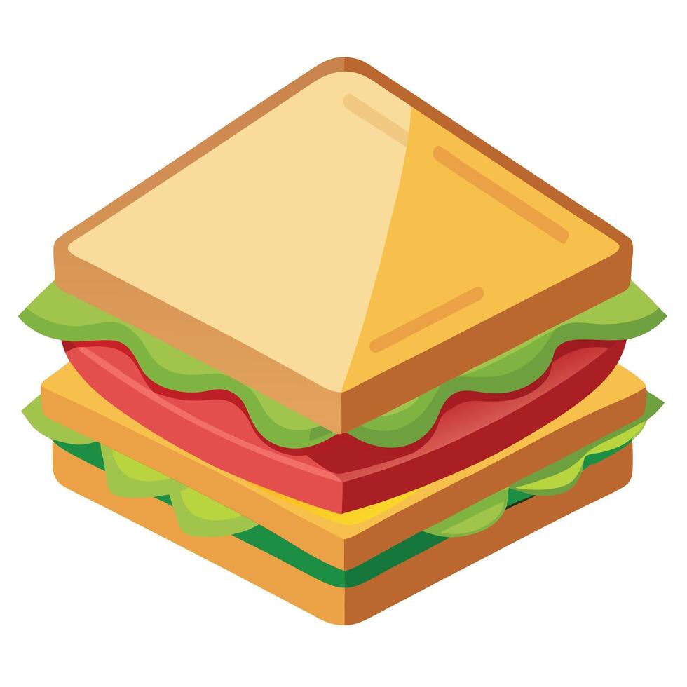 Club sandwich transparent background clipart vector