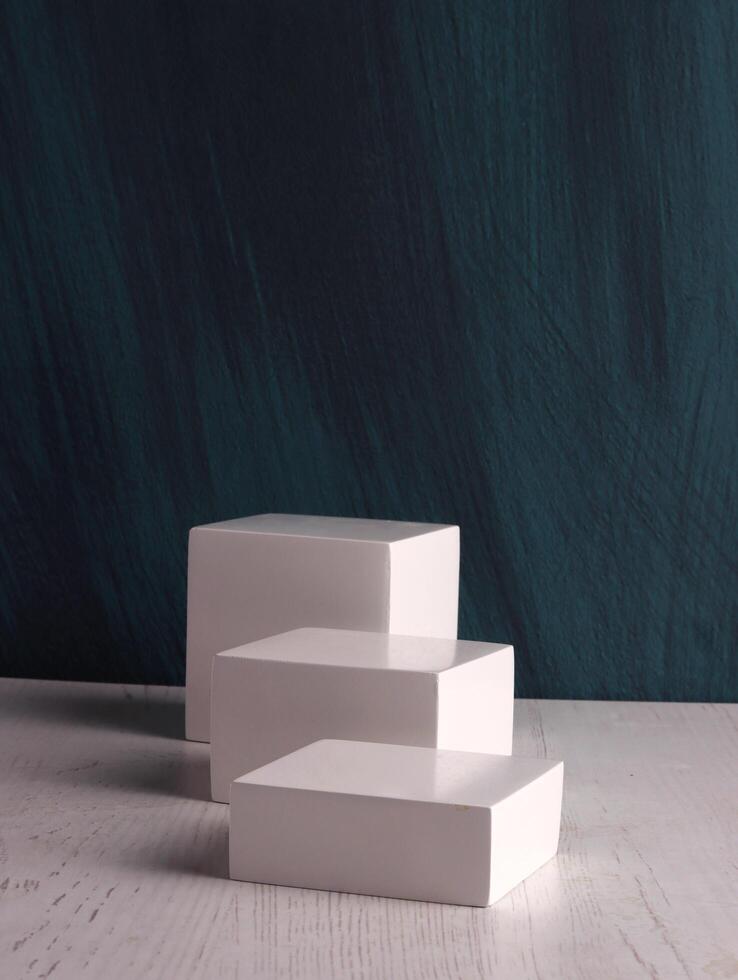 box mock up square photo product cube realistic white smart object packaging background board shadow