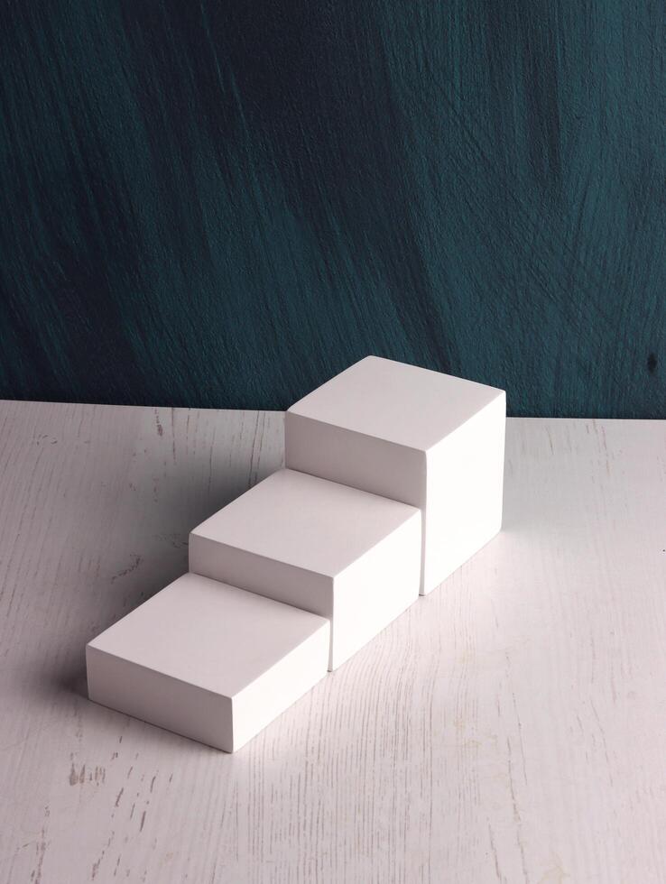 box mock up square photo product cube realistic white smart object packaging background board shadow