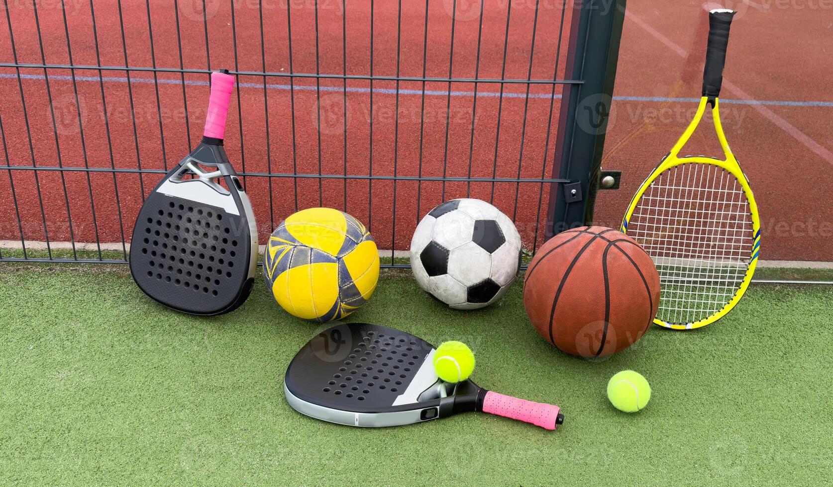 different sports on the court photo