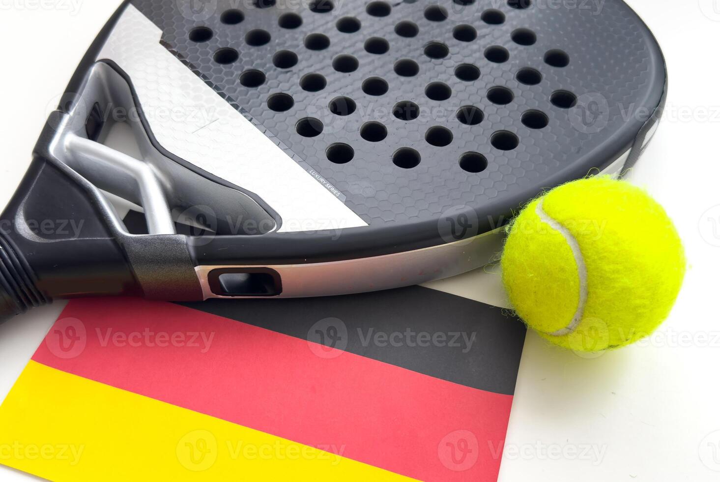 padel racket with German flag photo
