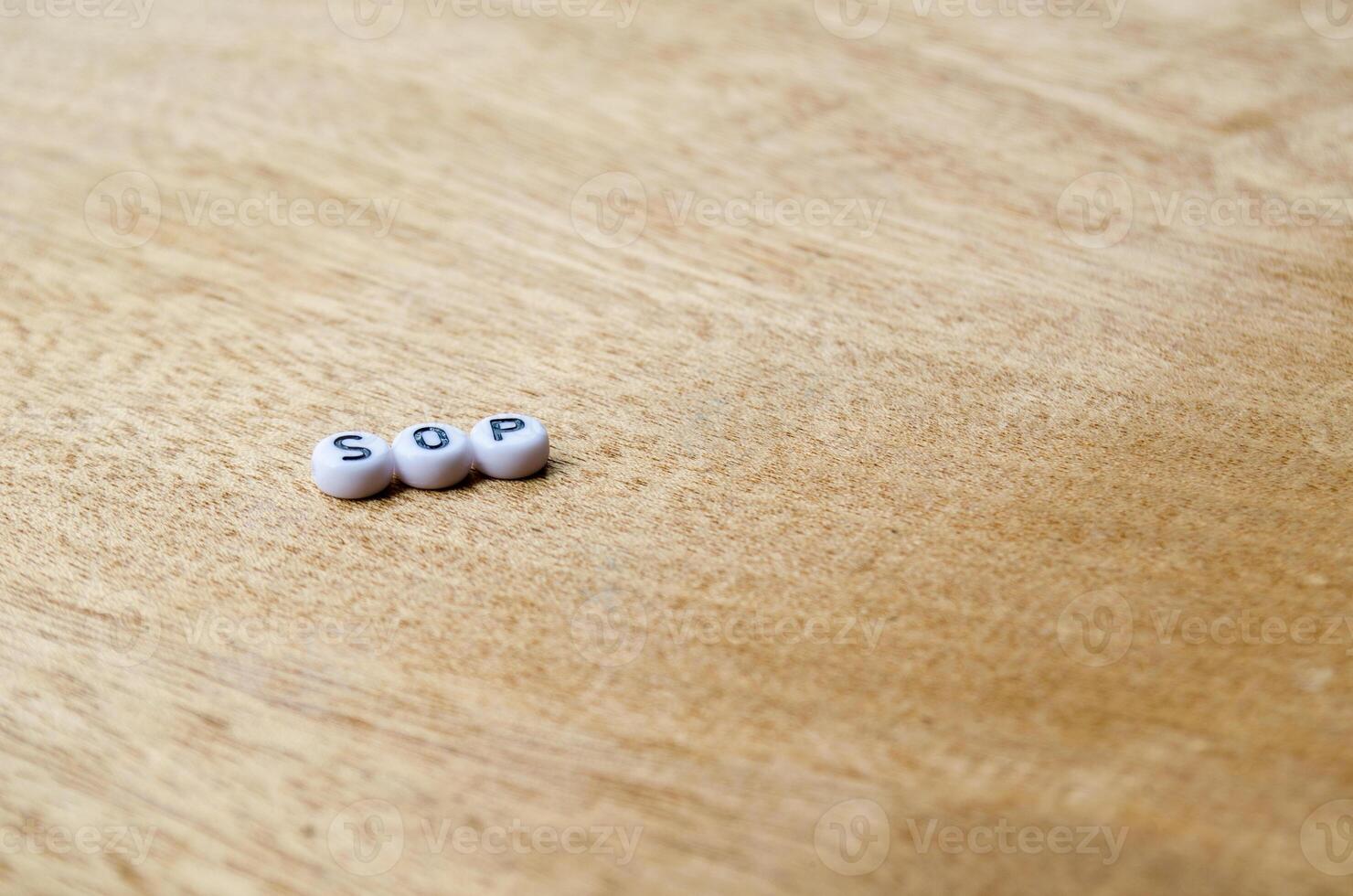 SOP stands for Standard Operating Procedure, a set of established guidelines or instructions for performing tasks consistently and efficiently photo