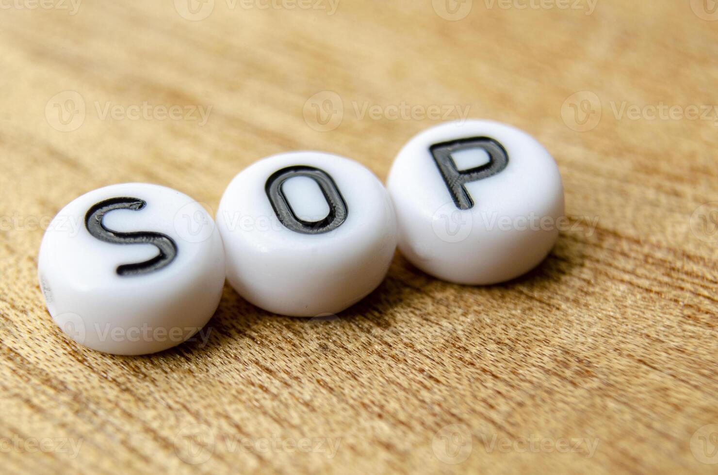 SOP stands for Standard Operating Procedure photo