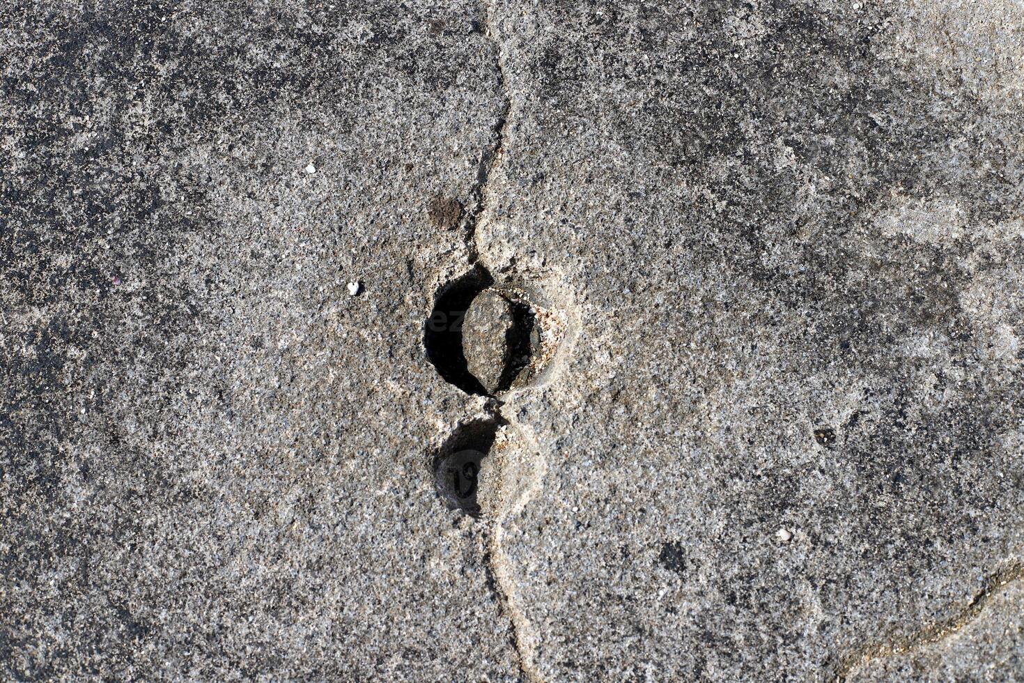 Texture and structure of stone and concrete. Natural background. photo