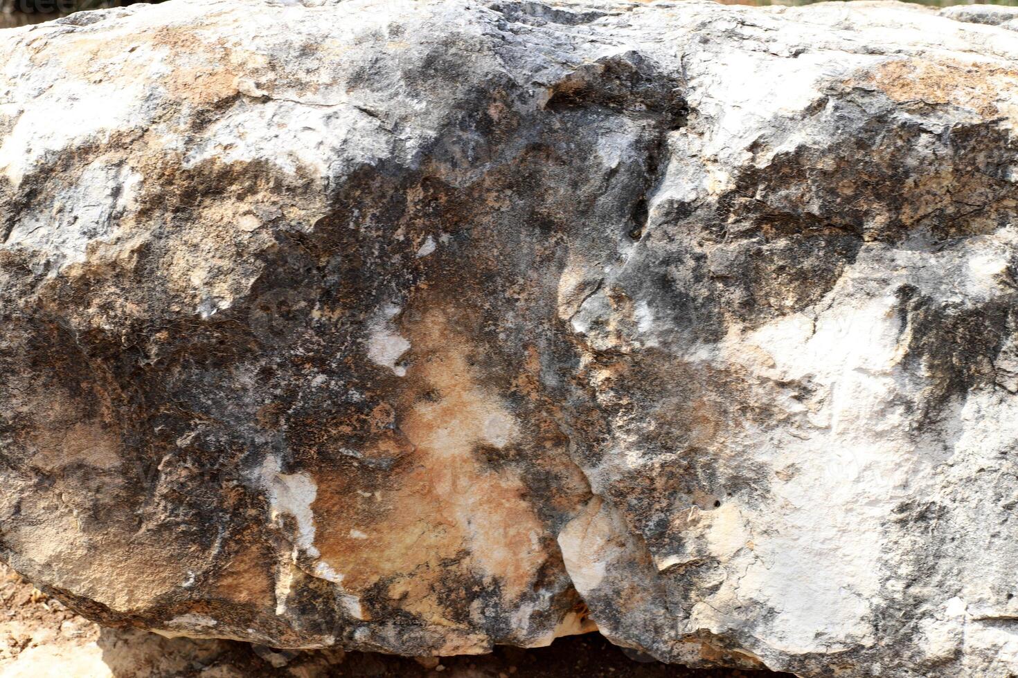 Texture and structure of stone and concrete. Natural background. photo