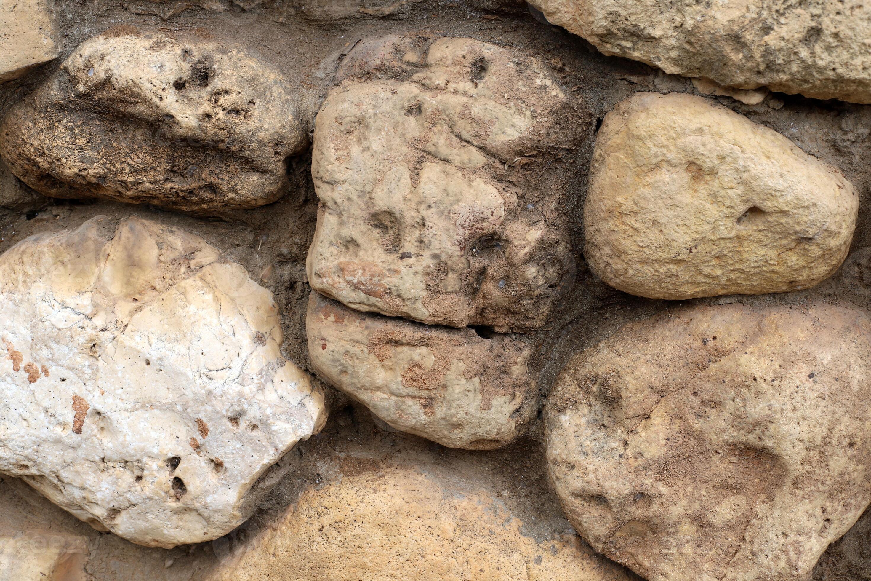 Texture and structure of stone and concrete. Natural background ...