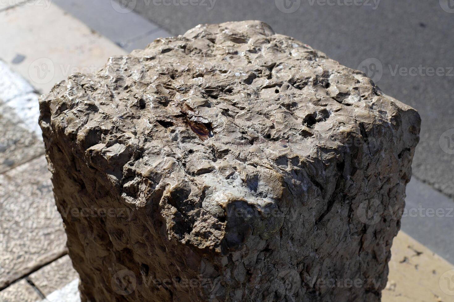 Texture and structure of stone and concrete. Natural background. photo
