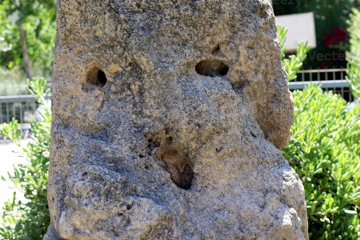 Texture and structure of stone and concrete. Natural background. photo