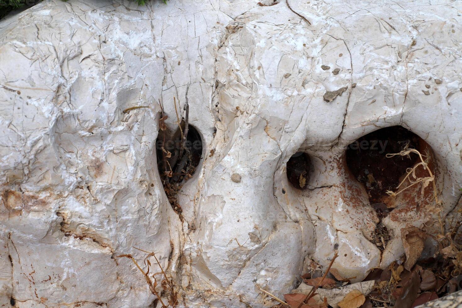 Texture and structure of stone and concrete. Natural background. photo