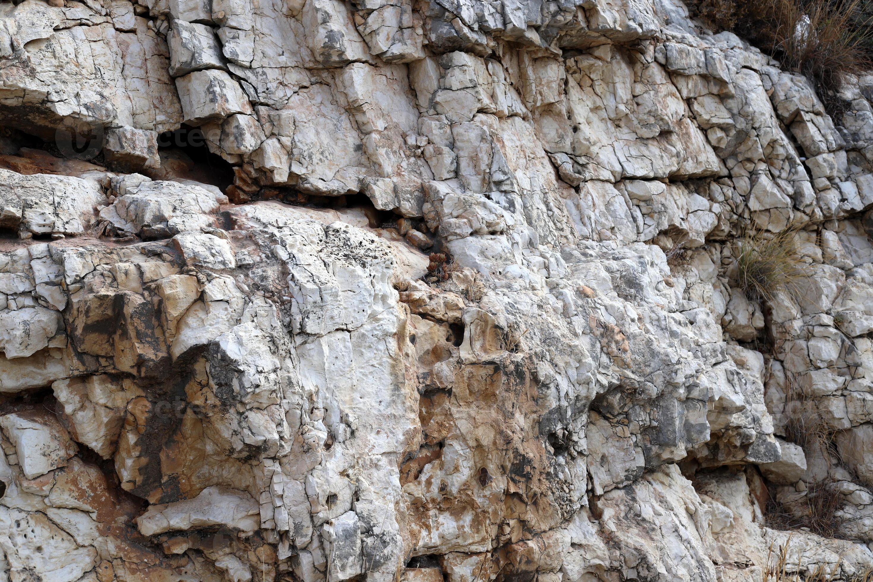 Texture and structure of stone and concrete. Natural background ...