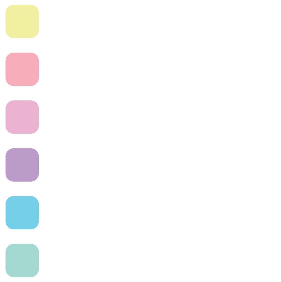 art list with square element vector
