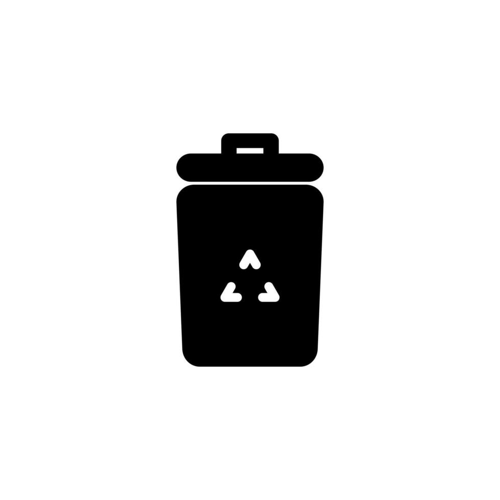 Trash bin icon. Recycle bin icon. Delete icon vector