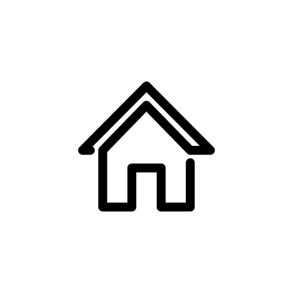 Home icon. House icon. vector