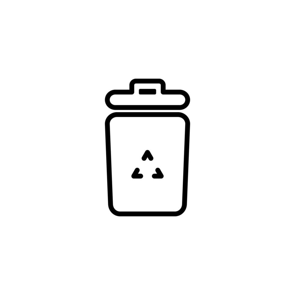 Trash bin icon. Bin icon. Recycle vector