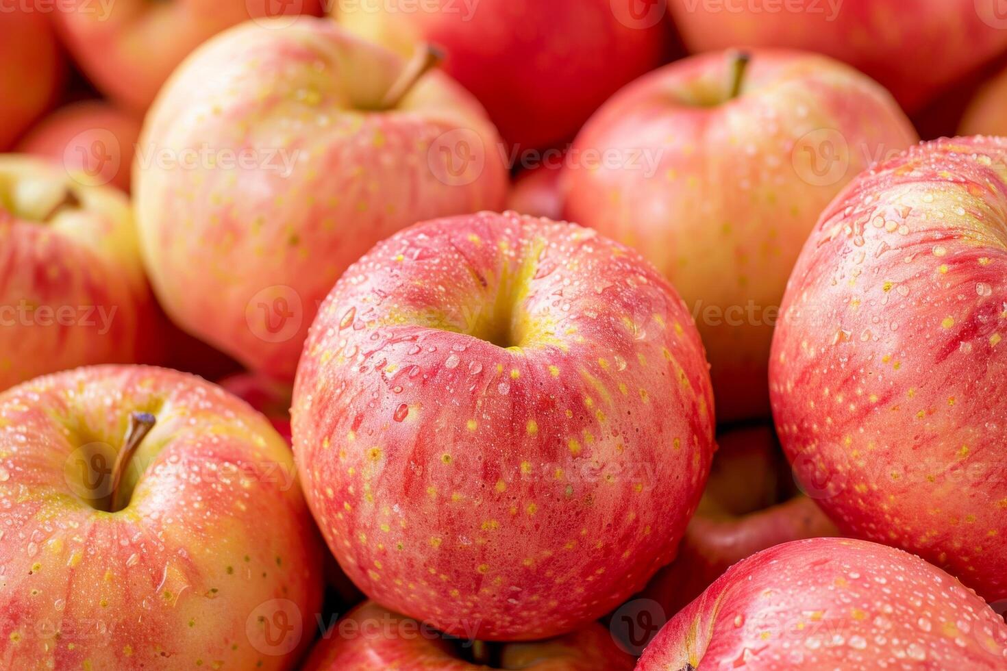 A Bunch Of Red Apples photo