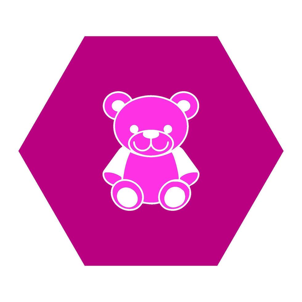 teddy bear simple icon , vectors