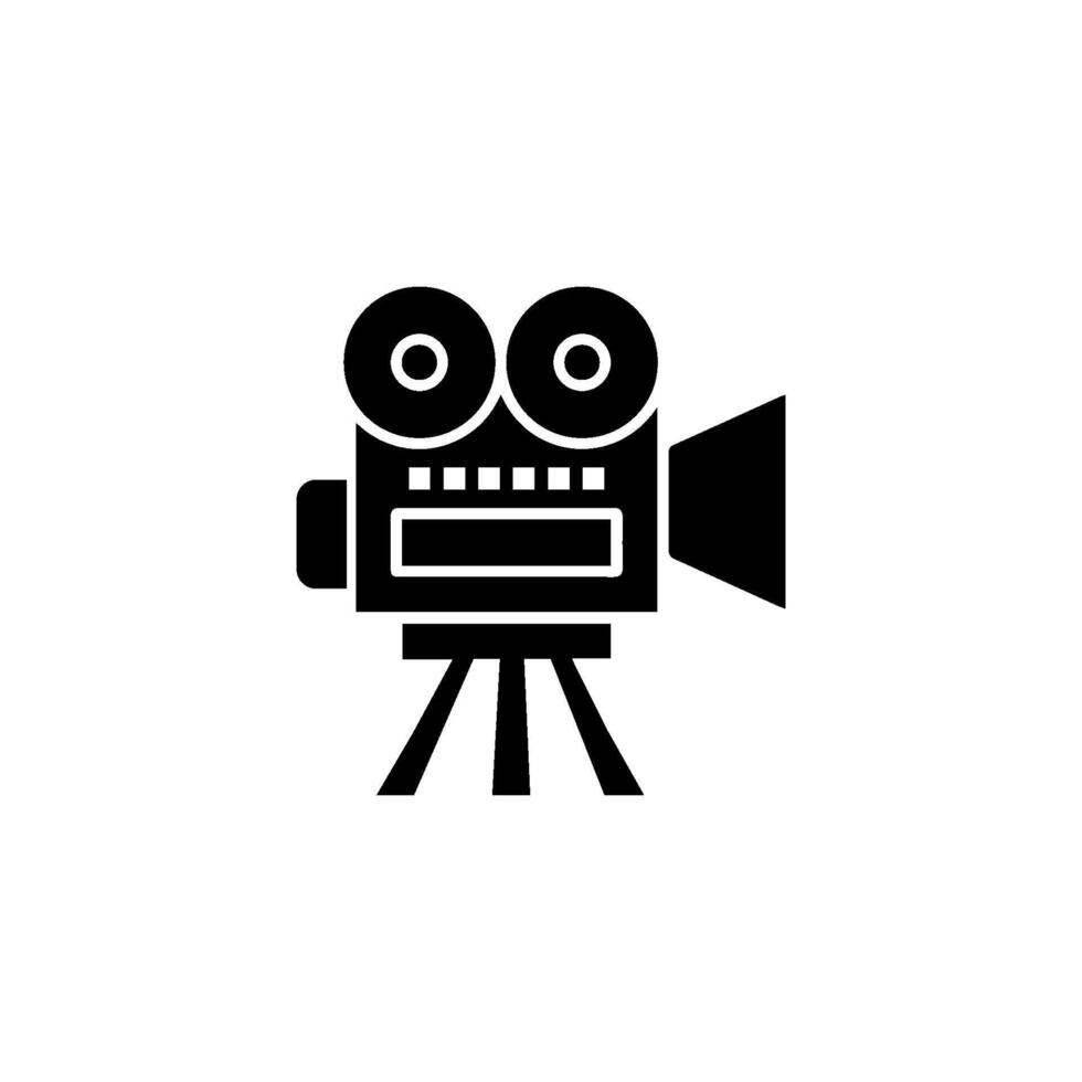 camera icon. camera symbol. movie sign illustration eps10 vector