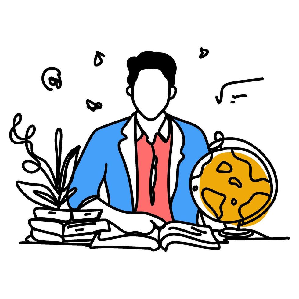Elevate your Teachers Day celebrations with visually striking flat illustrations that encapsulate the importance of educators in shaping the future. vector