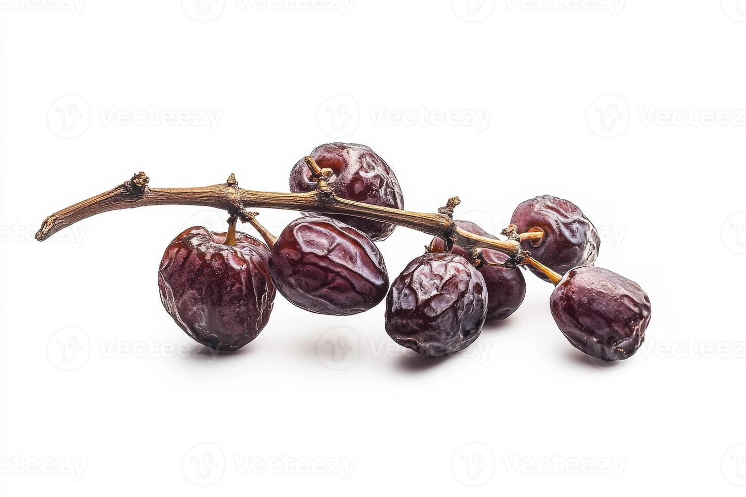 A bunch of dates on a white background photo