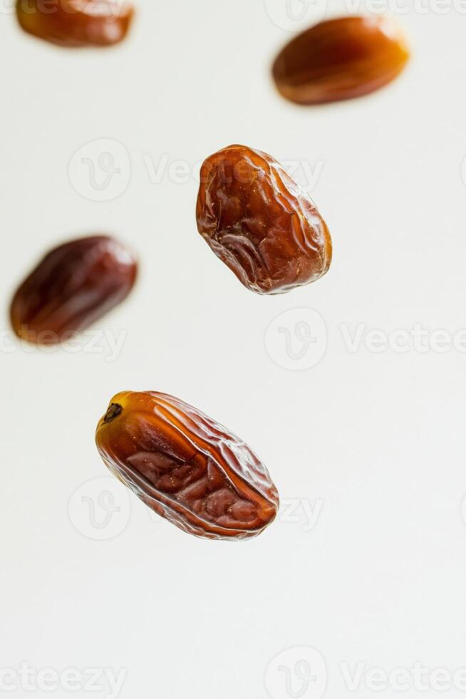 A group of dates floating in the air photo