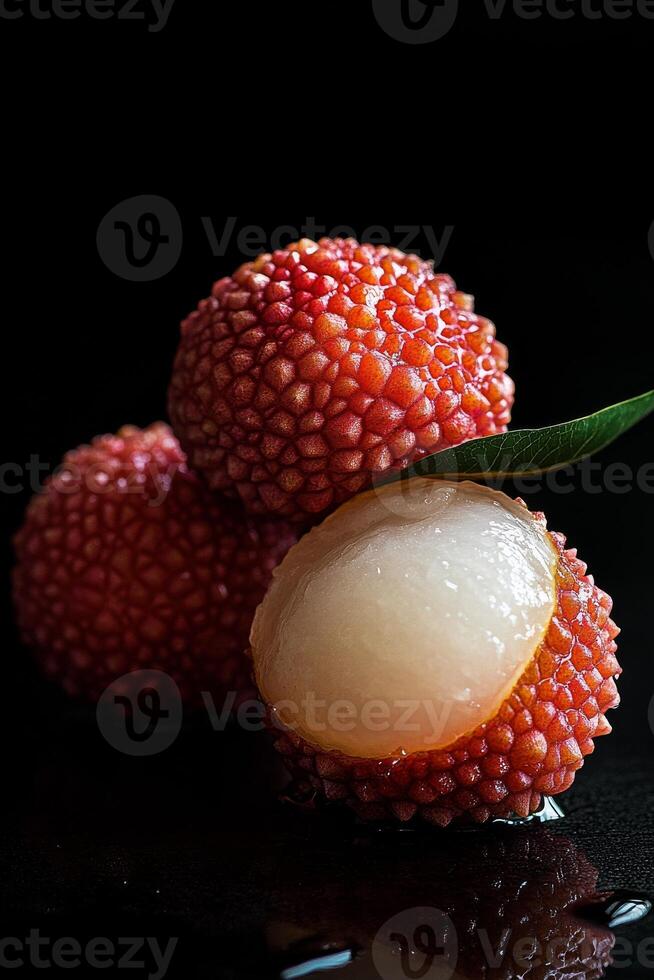 The fruit is red photo